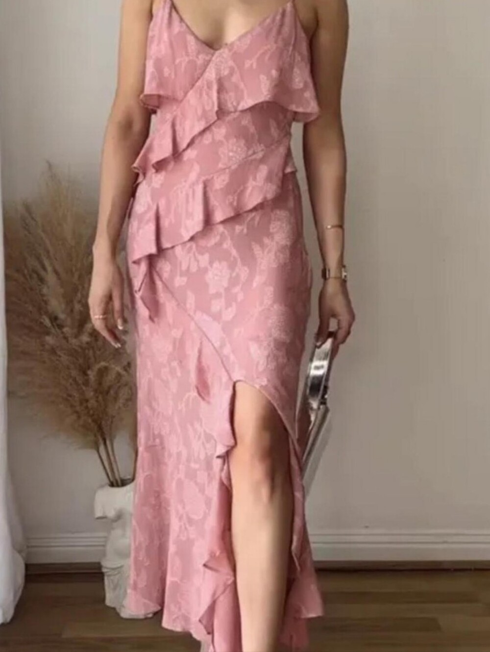Zara Ruffle Slip Dress